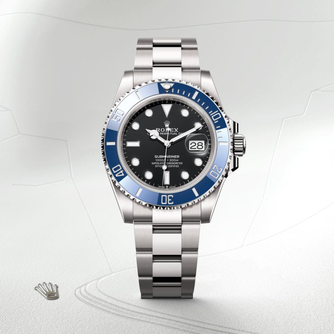 Rolex Submariner Date Oyster, 41 mm, Weißgold M126619LB-0003