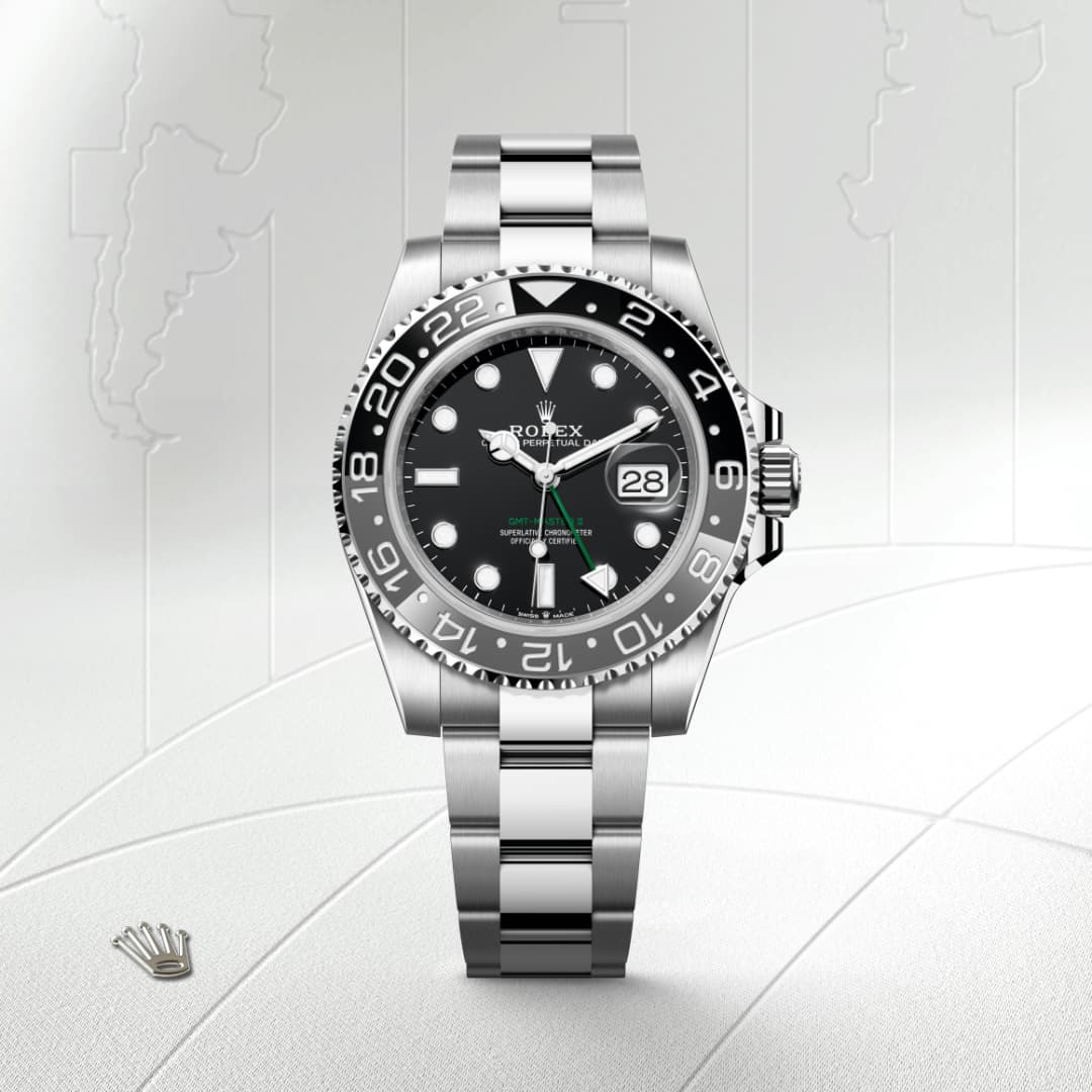 Rolex GMT-Master II Oyster, 40 mm, Edelstahl Oystersteel M126710GRNR-0004