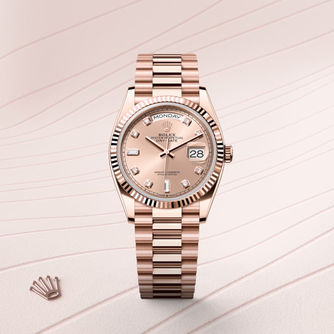 Rolex Day-Date 36 Oyster, 36 mm, Everose gold M128235-0009