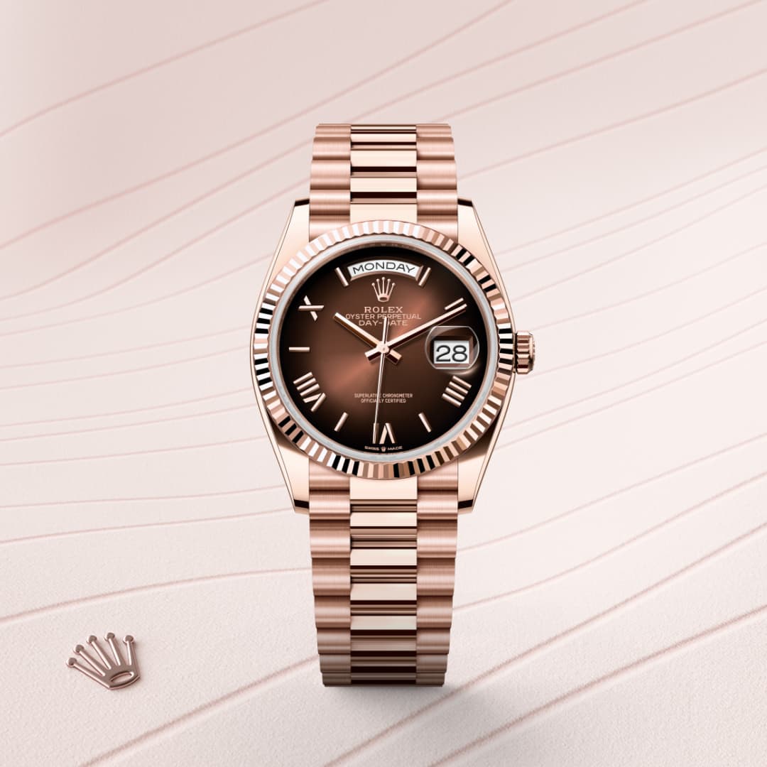 Rolex Day-Date 36 Oyster, 36 mm, Everose gold M128235-0075