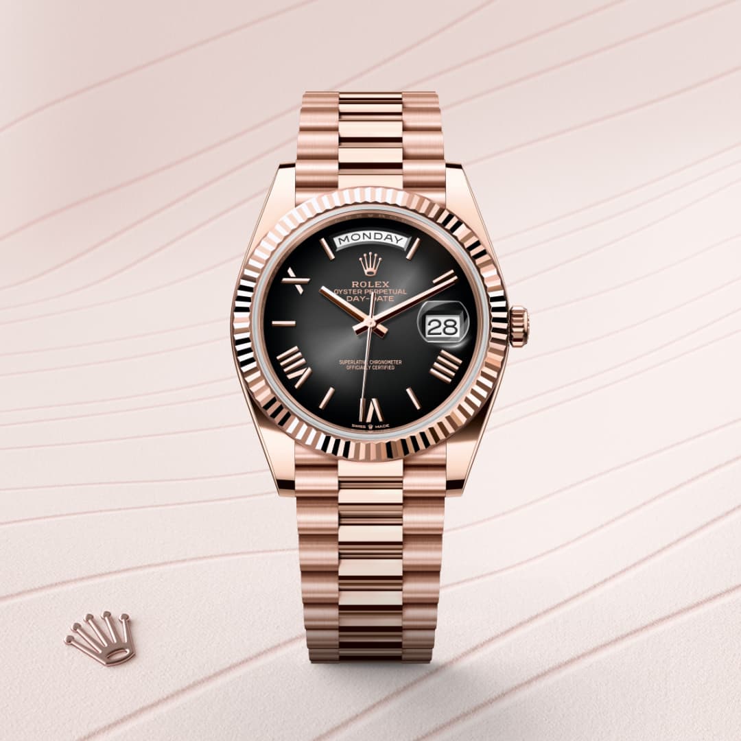 Rolex Day-Date 40 Oyster, 40 mm, Everose-Gold M228235-0055