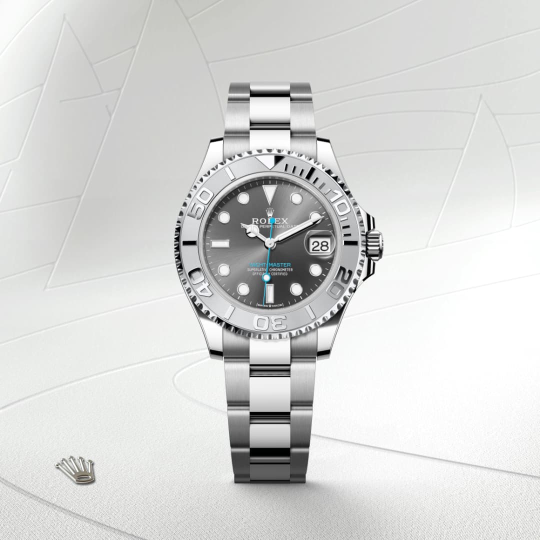 Rolex Yacht-Master 37 Oyster, 37 mm, Oystersteel and platinum M268622-0002