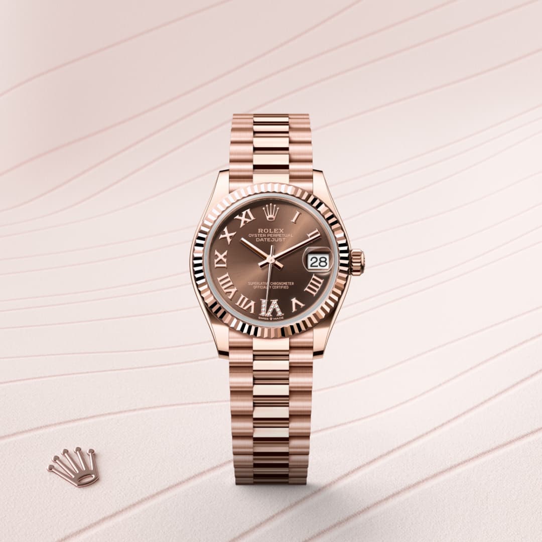 Rolex Datejust 31 Oyster, 31 mm, Everose-Gold M278275-0025