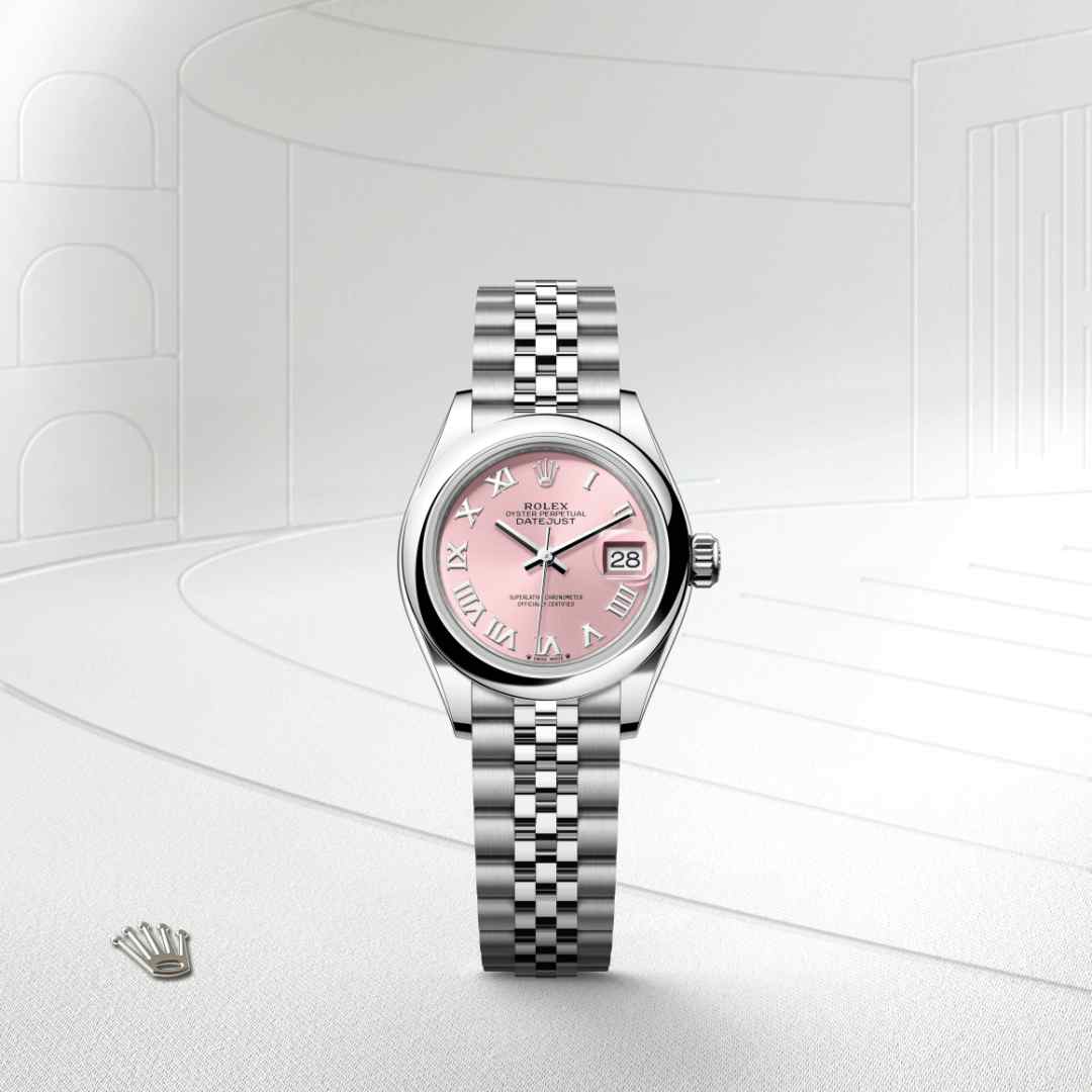 Rolex Lady-Datejust Oyster, 28 mm, Edelstahl Oystersteel M279160-0013