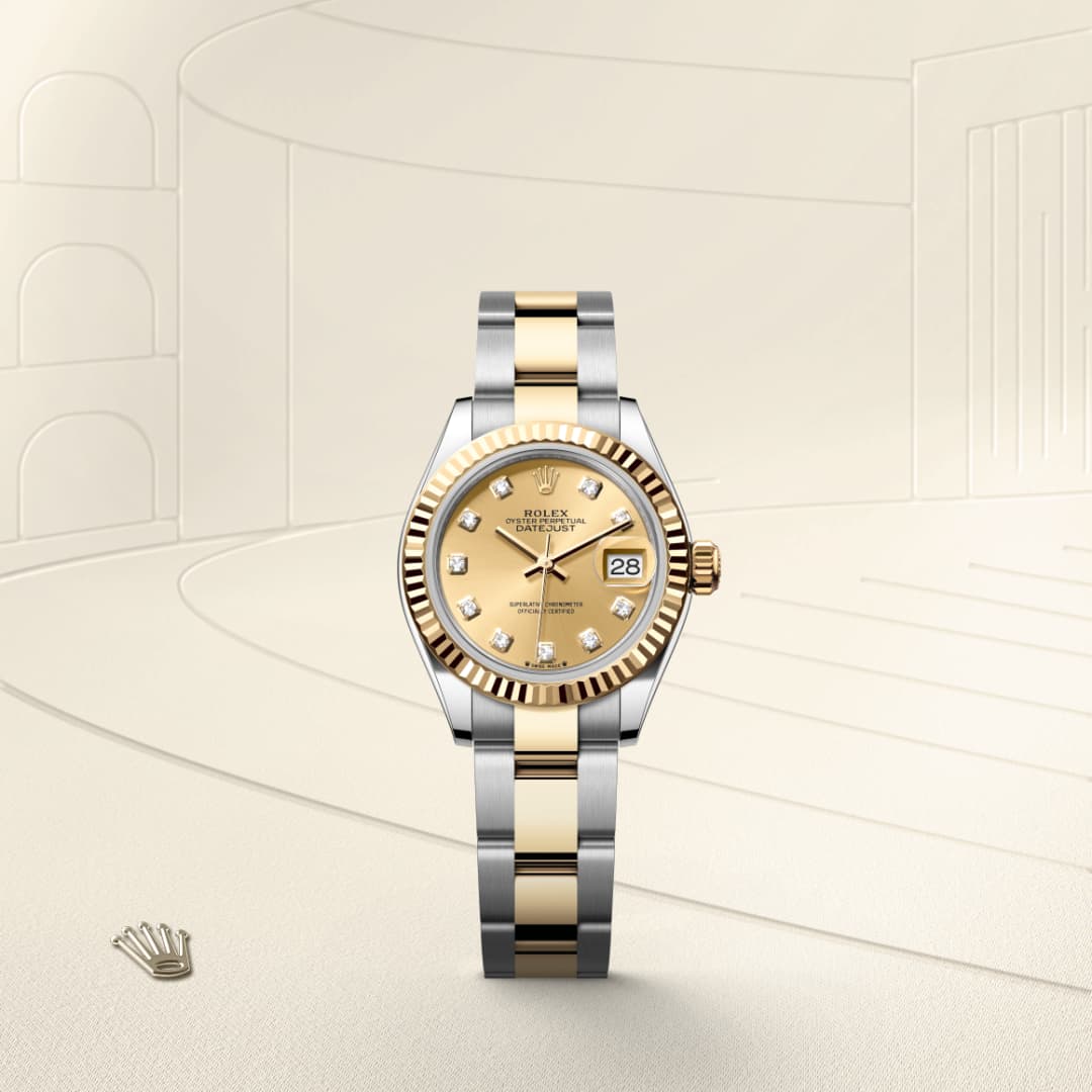 Rolex Lady-Datejust Oyster, 28 mm, Oystersteel and yellow gold M279173-0012