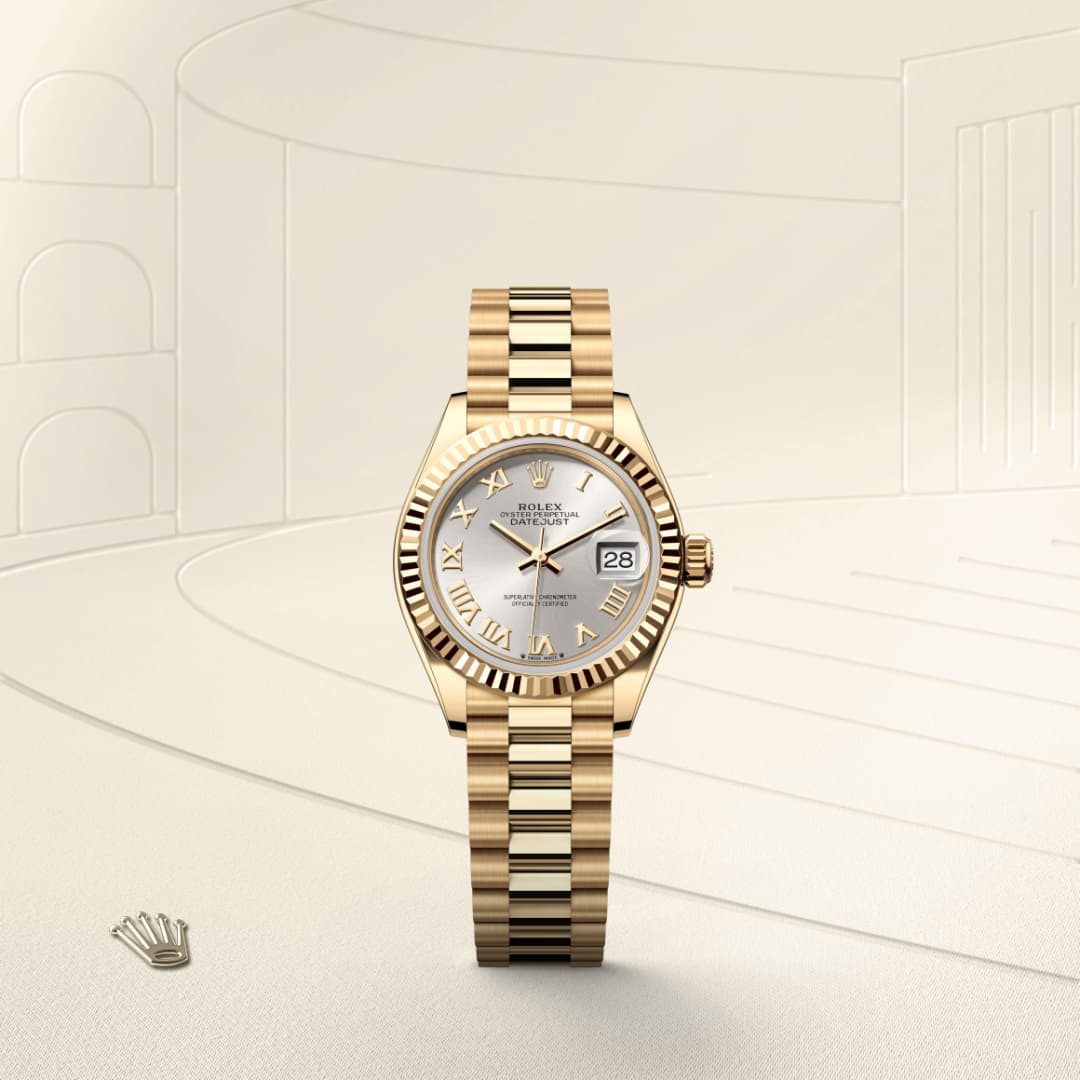 Rolex Lady-Datejust Oyster, 28 mm, Gelbgold M279178-0020