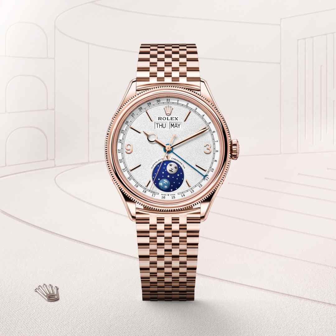 Rolex Padellone 39 mm, 18 Karat Everose-Gold, poliert M53505-0003