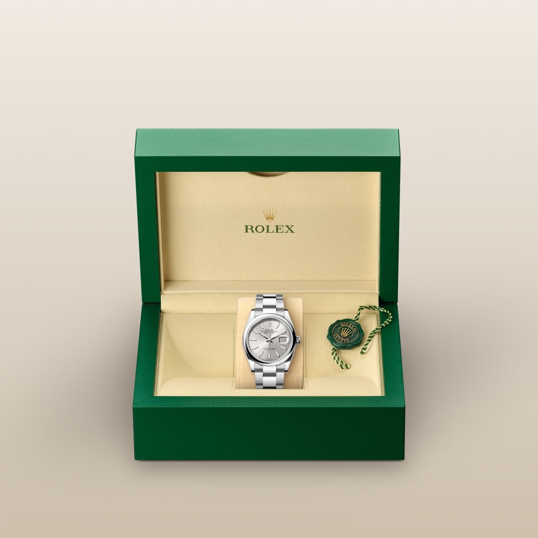 Rolex Datejust 36 Oyster, 36 mm, Edelstahl Oystersteel M126200-0002