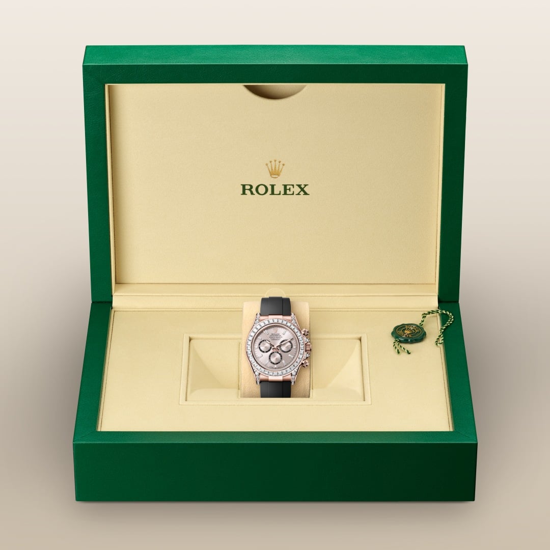 Rolex Cosmograph Daytona Oyster, 40 mm, Everose gold and diamonds M126535TBR-0002