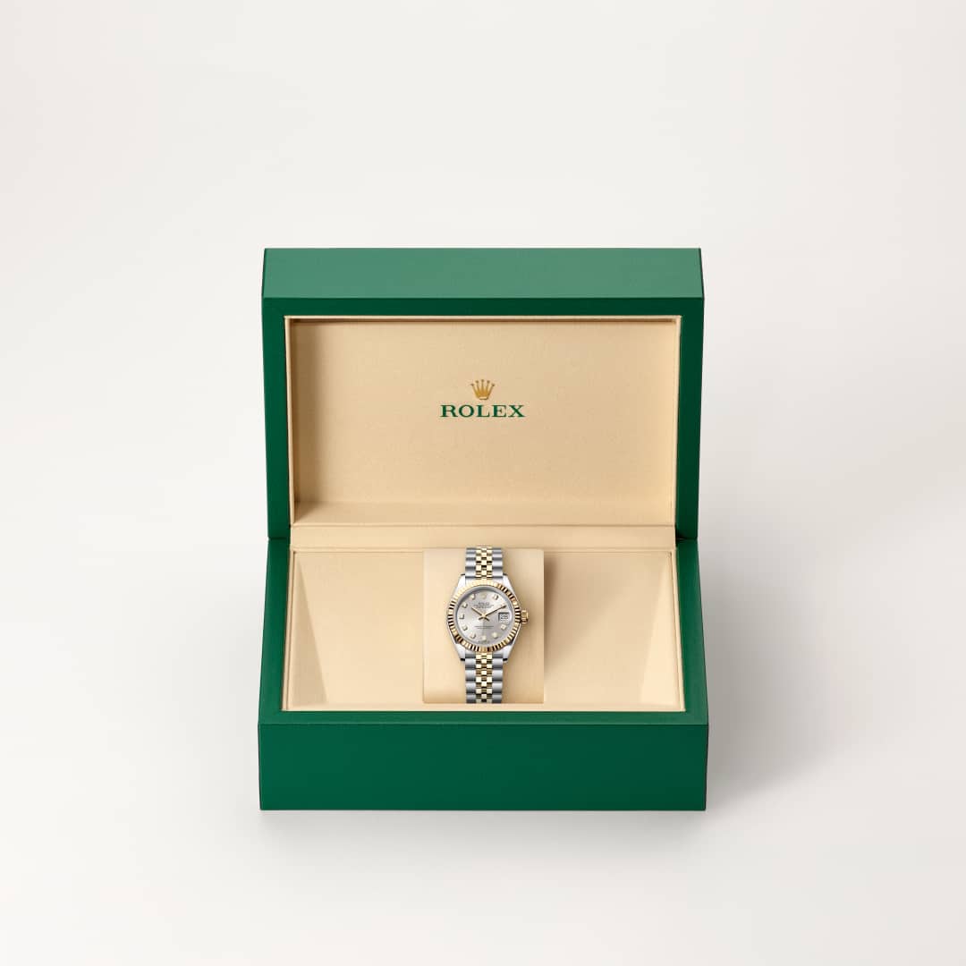 Rolex Lady-Datejust Oyster, 28 mm, Edelstahl Oystersteel und Gelbgold M279173-0007