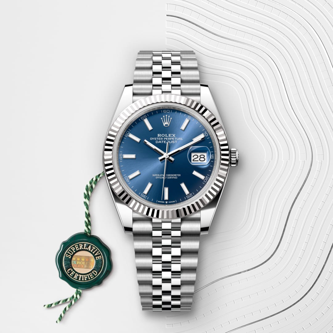 Rolex Datejust 41 Oyster, 41 mm, Oystersteel and white gold M126334-0002