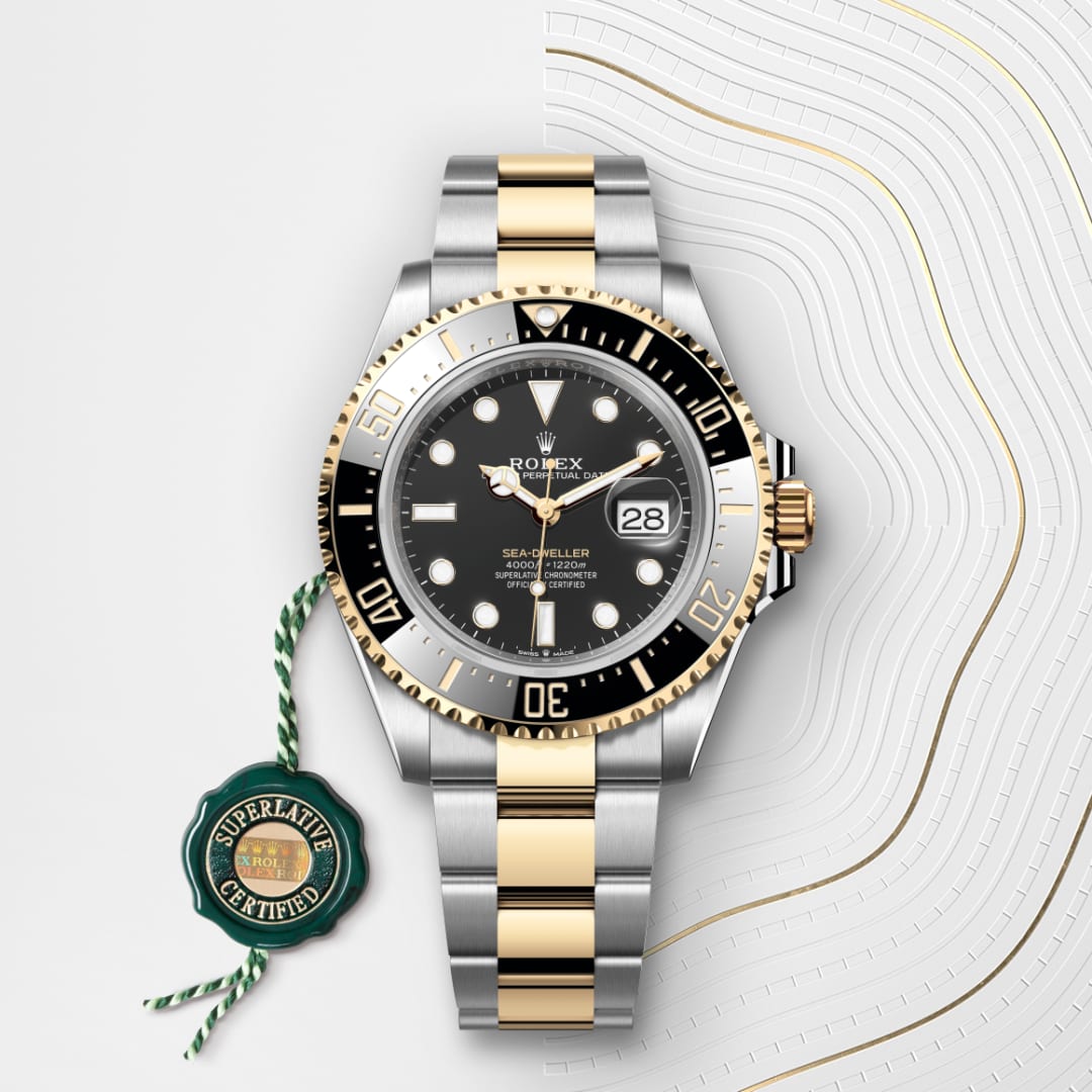 Rolex Sea-Dweller Oyster, 43 mm, Oystersteel and yellow gold M126603-0001