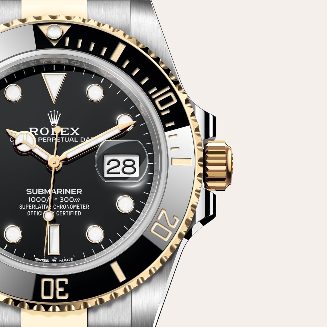 Rolex Submariner Date Oyster, 41 mm, Edelstahl Oystersteel und Gelbgold M126613LN-0002