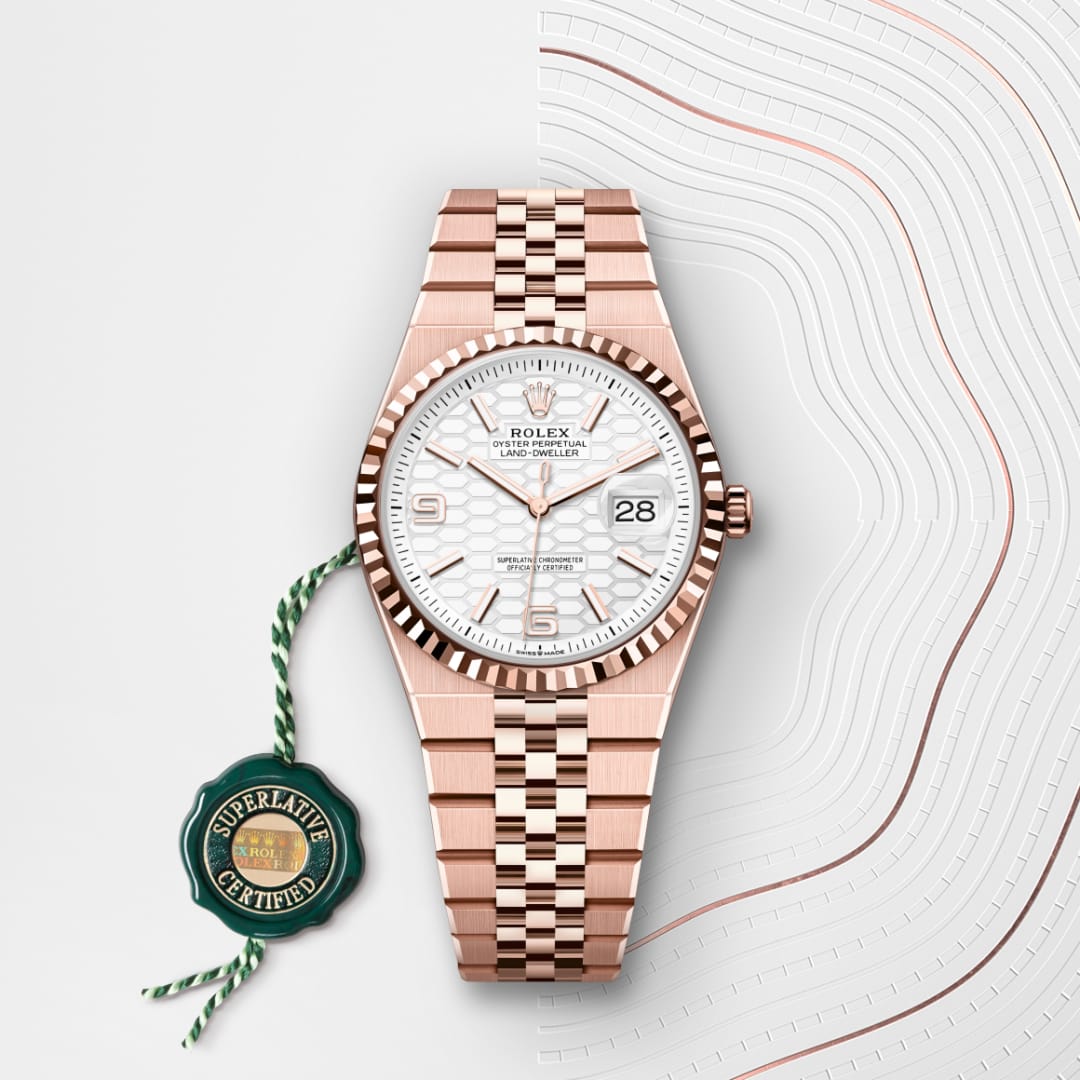 Rolex Land-Dweller 36 Oyster, 36 mm, Everose-Gold M127235-0001
