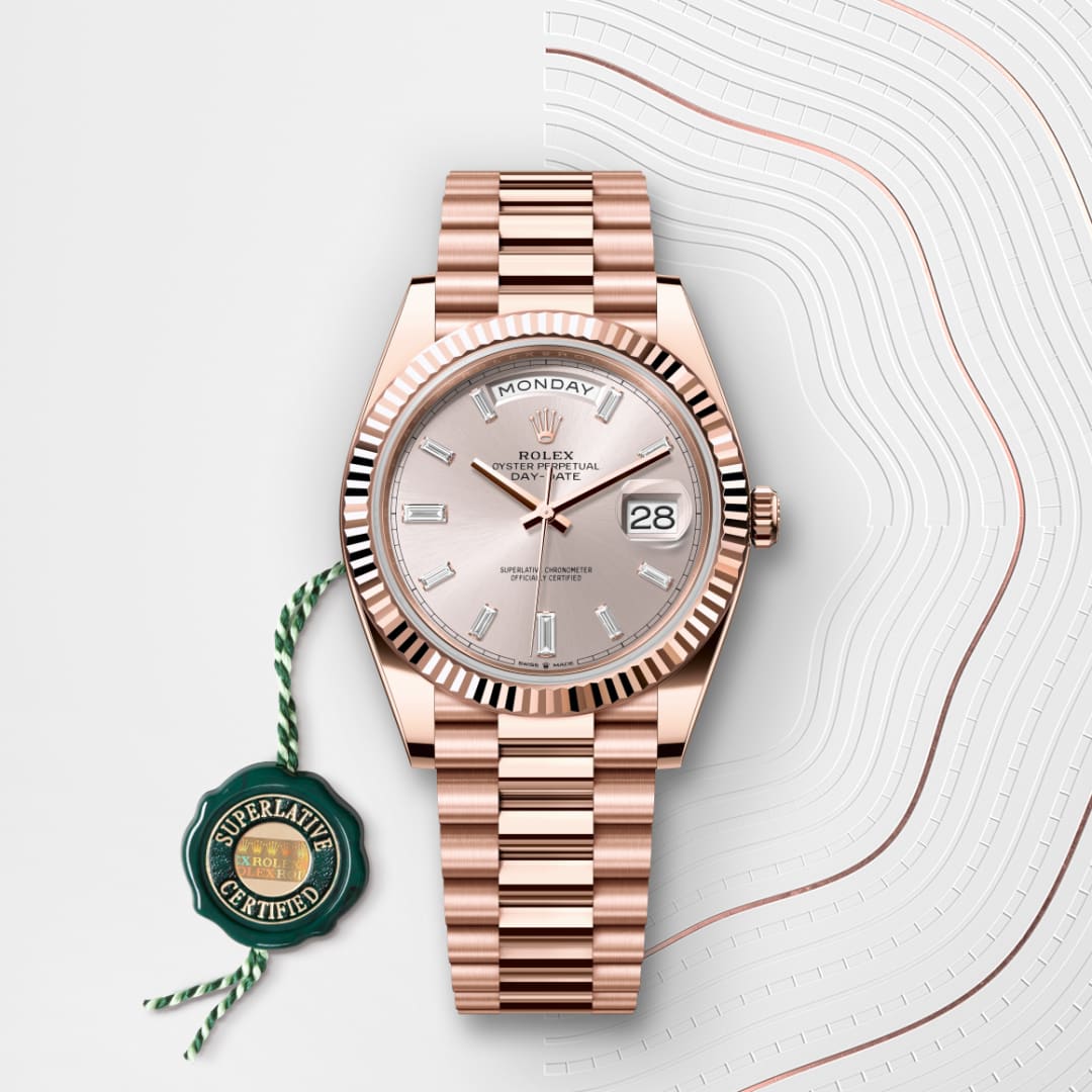 Rolex Day-Date 40 Oyster, 40 mm, Everose-Gold M228235-0004