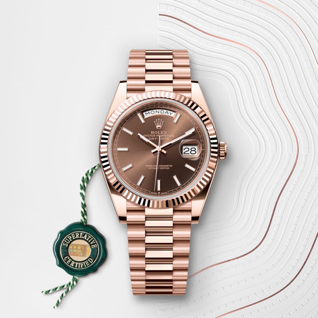 Rolex Day-Date 40 Oyster, 40 mm, Everose-Gold M228235-0053