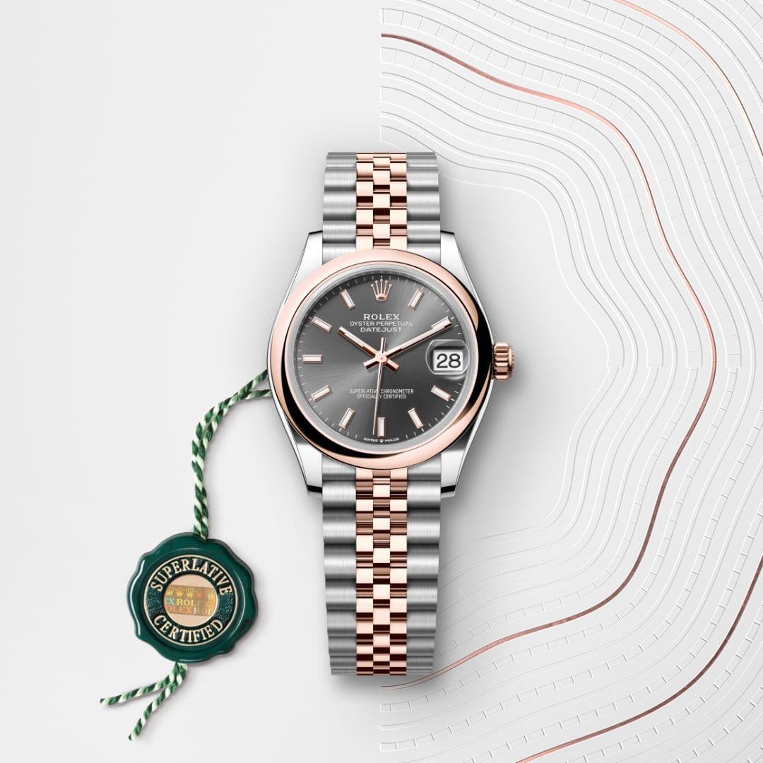 Rolex Datejust 31 Oyster, 31 mm, Oystersteel and Everose gold M278241-0018