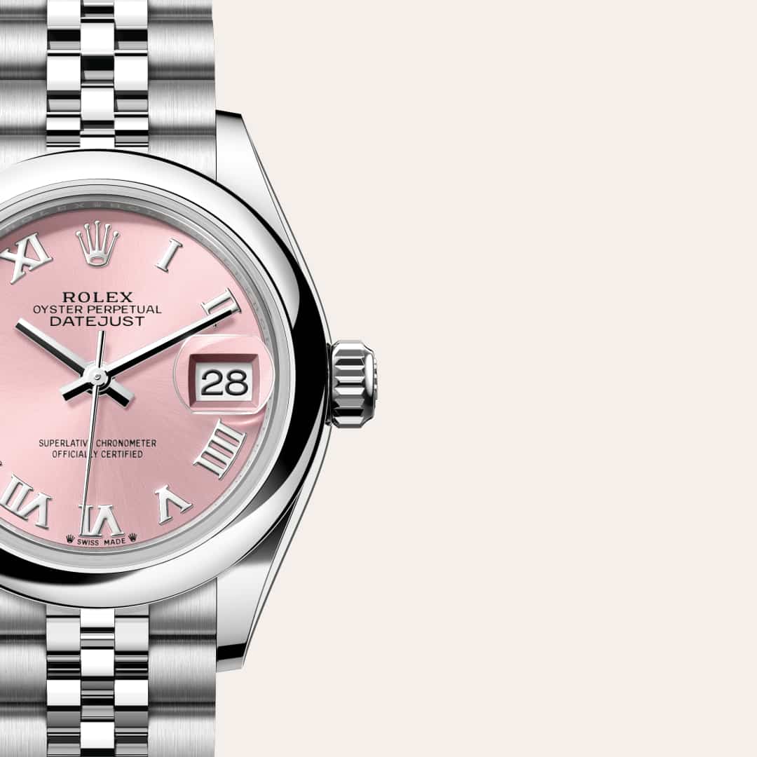 Rolex Lady-Datejust Oyster, 28 mm, Edelstahl Oystersteel M279160-0013