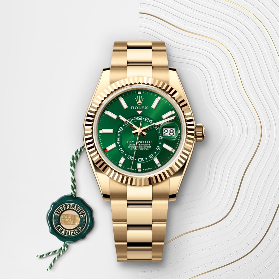Rolex Sky-Dweller Oyster, 42 mm, Gelbgold M336938-0007