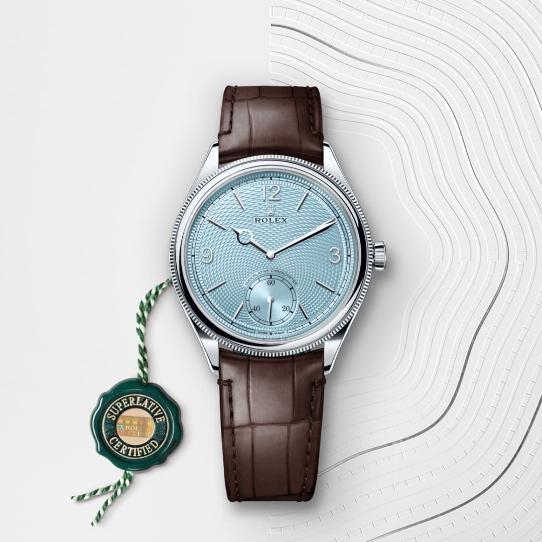 Rolex 1908 39 mm, platinum, polished finish M52506-0002