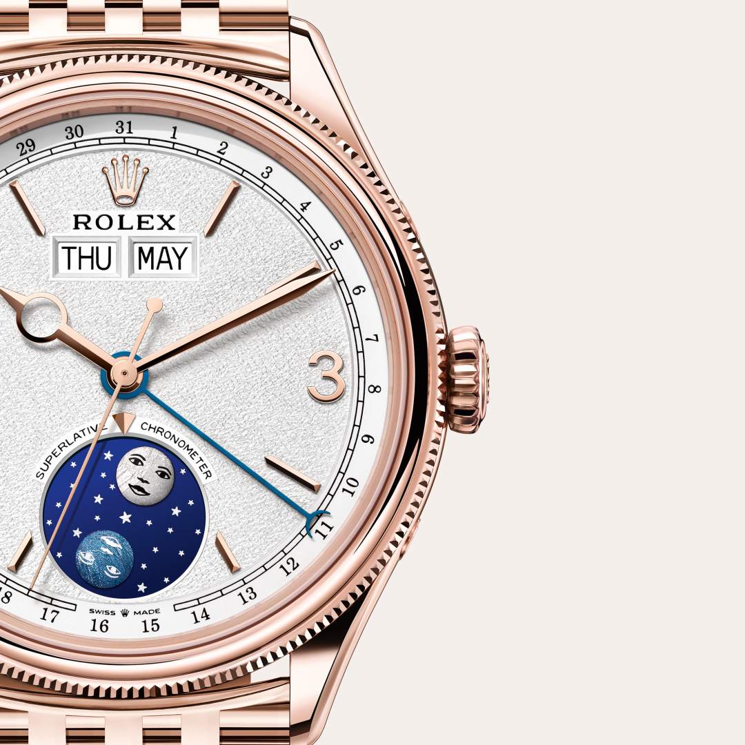 Rolex Padellone 39 mm, 18 Karat Everose-Gold, poliert M53505-0003
