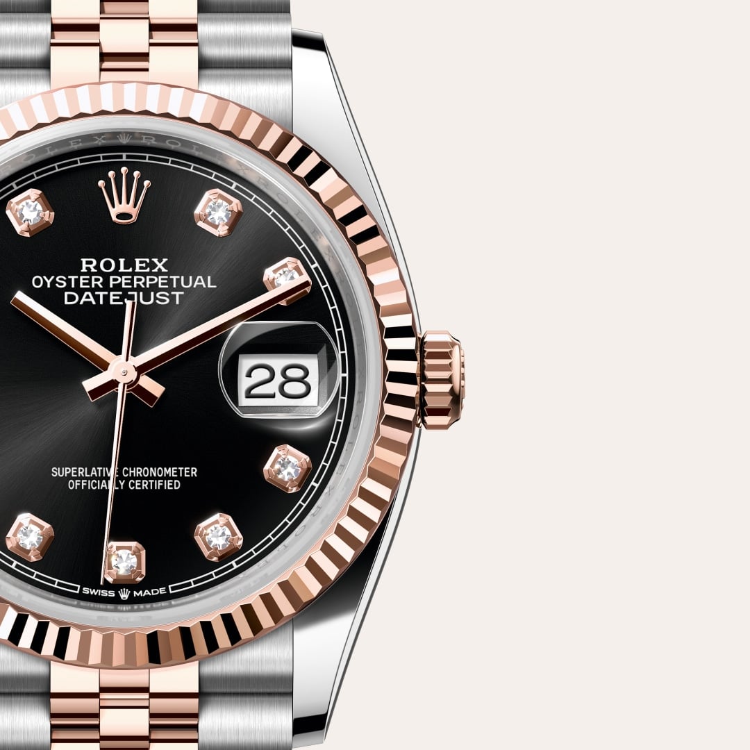 Rolex Datejust 36 Oyster, 36 mm, Oystersteel and Everose gold M126231-0019
