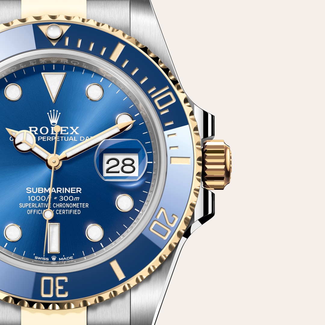 Rolex Submariner Date Oyster, 41 mm, Edelstahl Oystersteel und Gelbgold M126613LB-0002