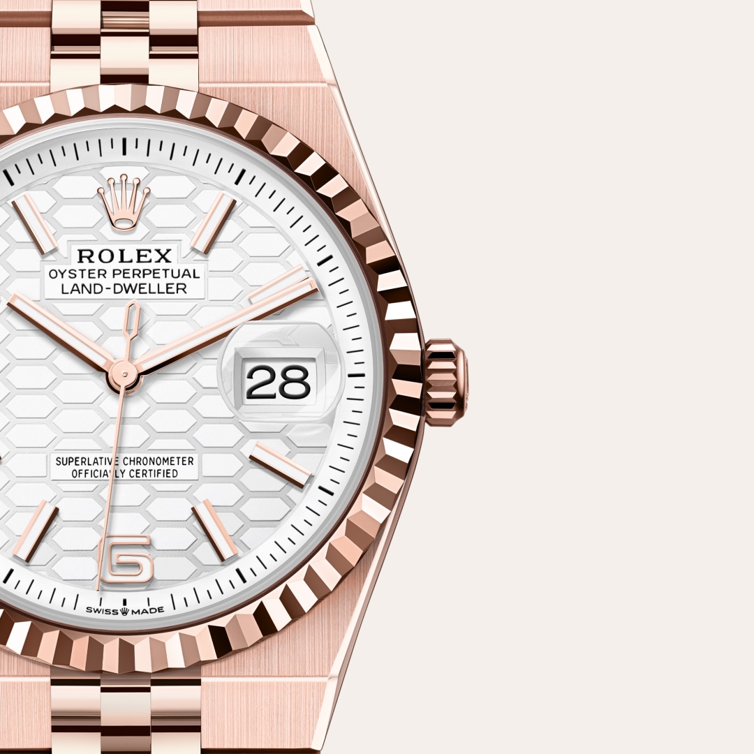Rolex Land-Dweller 36 Oyster, 36 mm, Everose-Gold M127235-0001