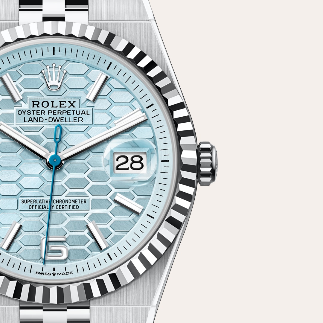 Rolex Land-Dweller 40 Oyster, 40 mm, Platin M127336-0001