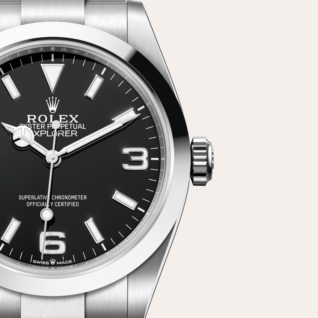 Rolex Explorer 40 Oyster, 40 mm, Oystersteel M224270-0001