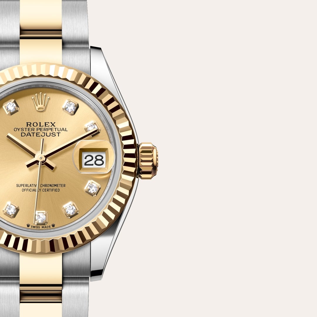 Rolex Lady-Datejust Oyster, 28 mm, Oystersteel and yellow gold M279173-0012
