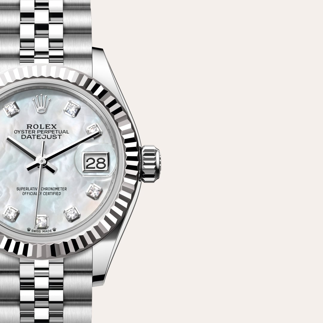 Rolex Lady-Datejust Oyster, 28 mm, Oystersteel and white gold M279174-0009