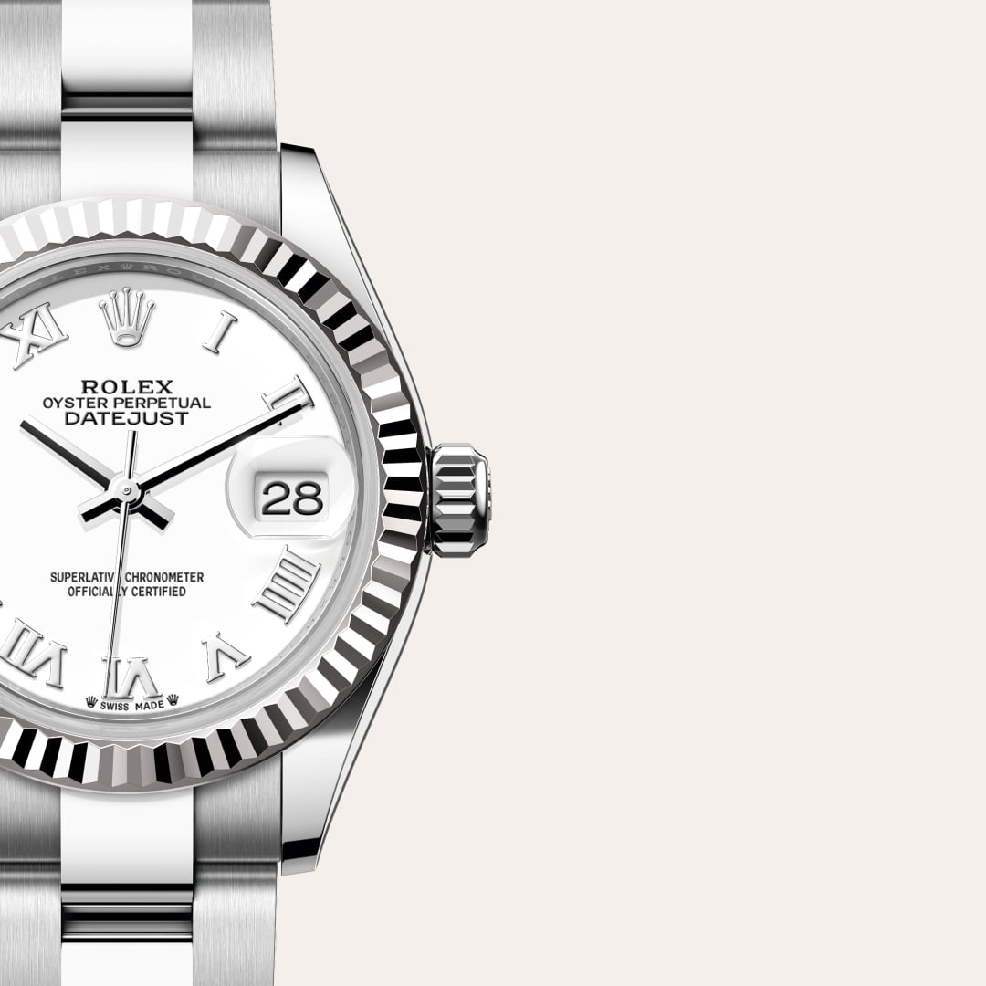Rolex Lady-Datejust Oyster, 28 mm, Oystersteel and white gold M279174-0020