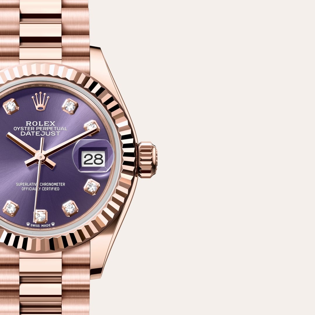 Rolex Lady-Datejust Oyster, 28 mm, Everose-Gold M279175-0019