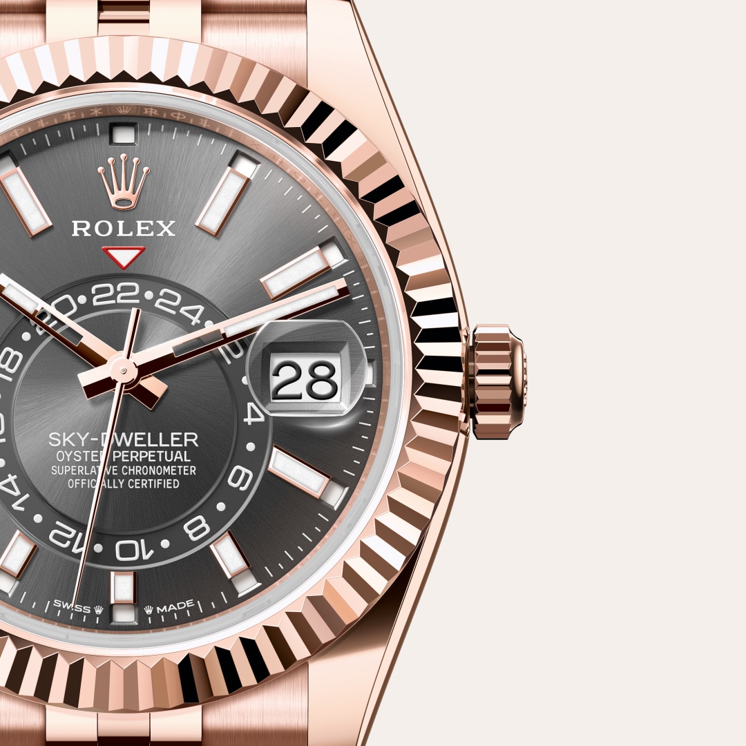 Rolex Sky-Dweller Oyster, 42 mm, Everose gold M336935-0008