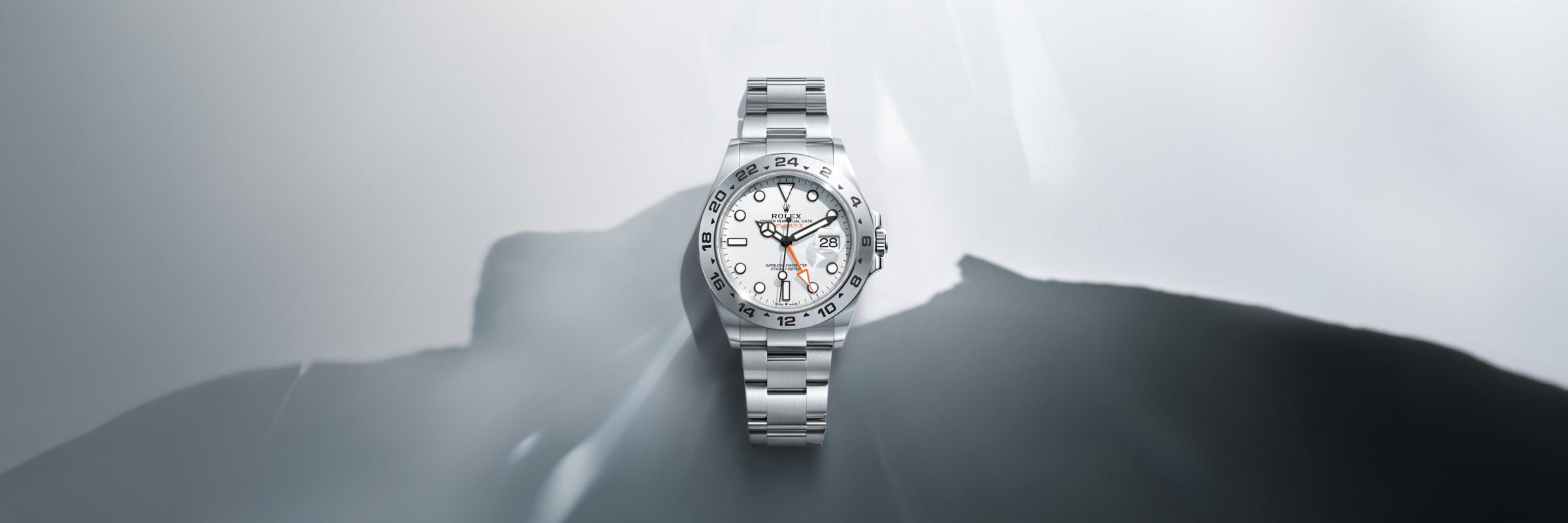 Rolex Explorer II Oyster, 42 mm, Edelstahl Oystersteel M226570-0001