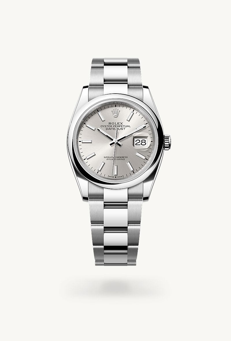 Rolex Datejust 36 Oyster, 36 mm, Edelstahl Oystersteel M126200-0002