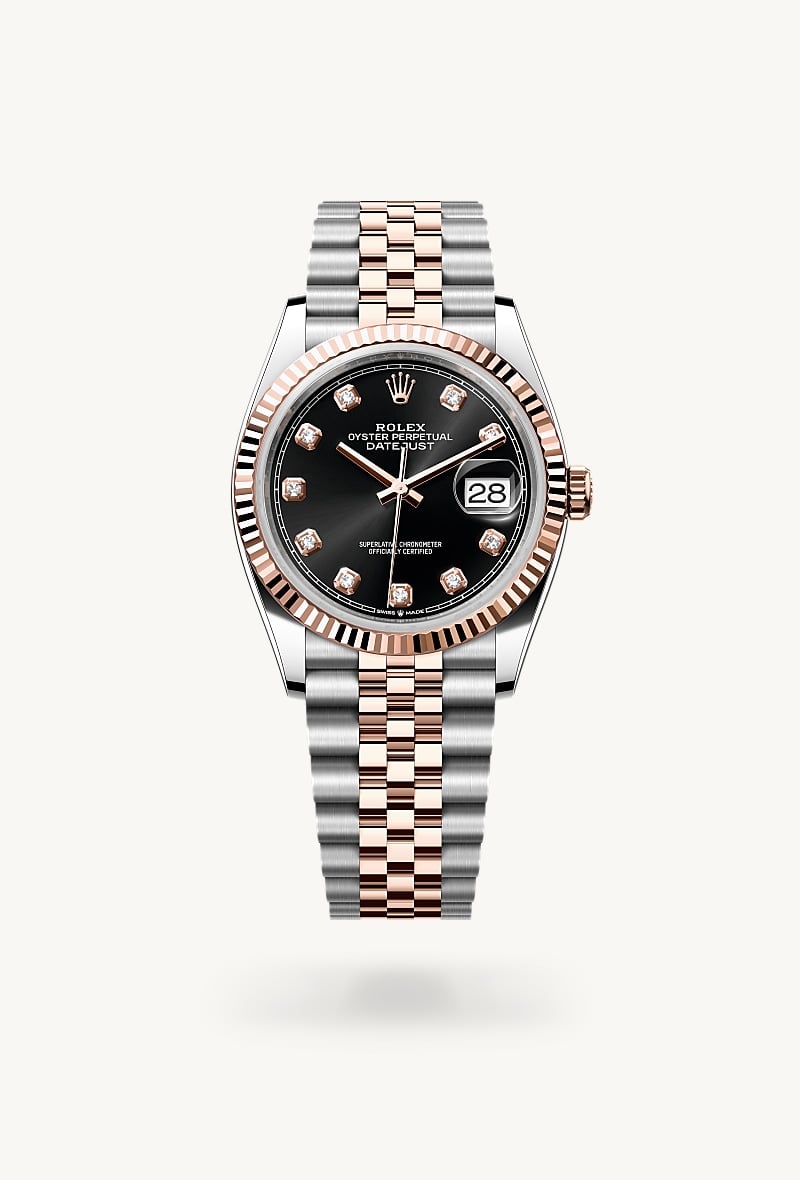 Rolex Datejust 36 Oyster, 36 mm, Oystersteel and Everose gold M126231-0019