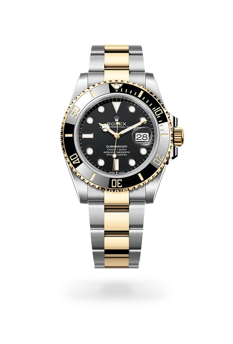 Rolex Submariner Date Oyster, 41 mm, Edelstahl Oystersteel und Gelbgold m126613ln-0002