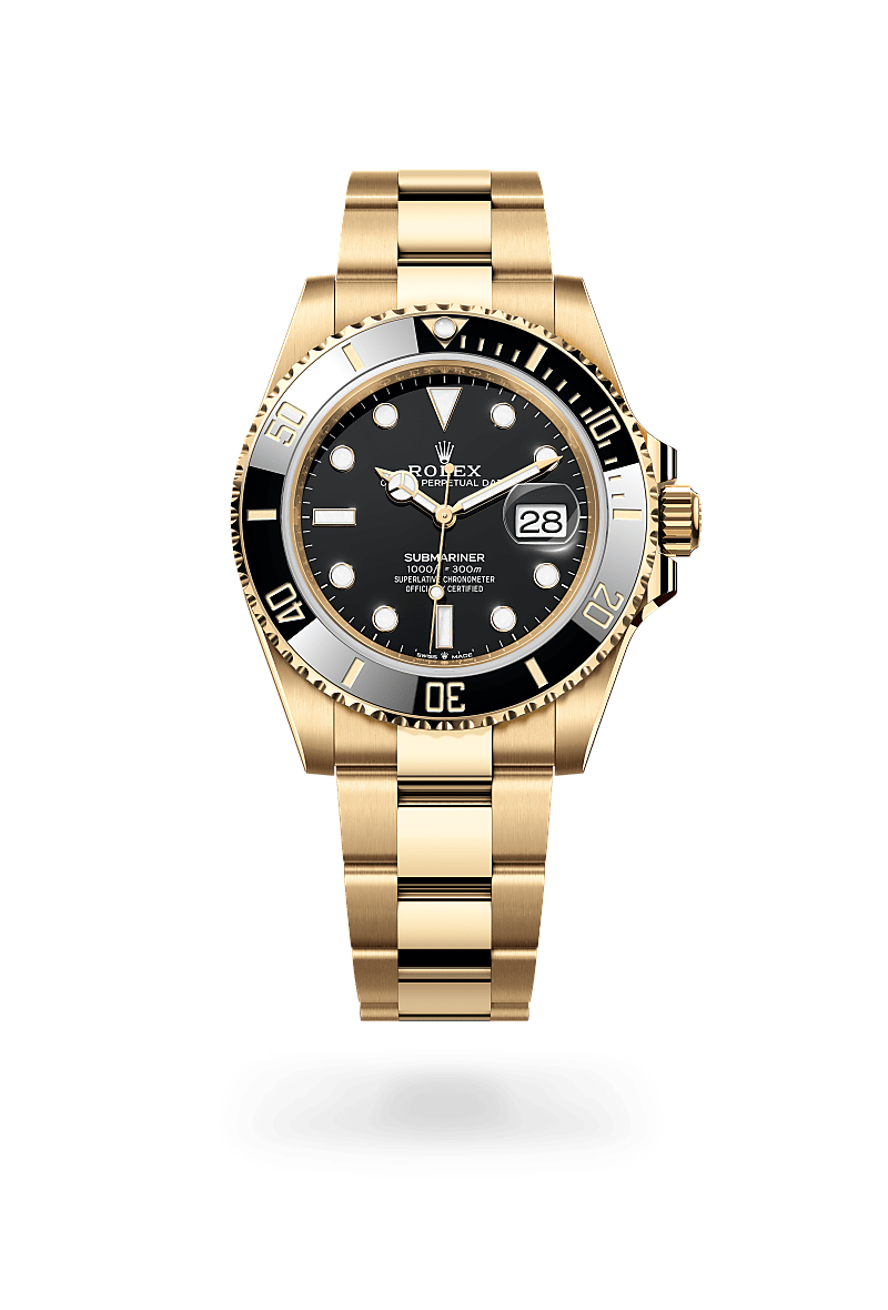 Rolex Submariner Date Oyster, 41 mm, Gelbgold m126618ln-0002