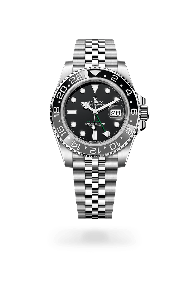 Rolex GMT-Master II Oyster, 40 mm, Edelstahl Oystersteel m126710grnr-0003