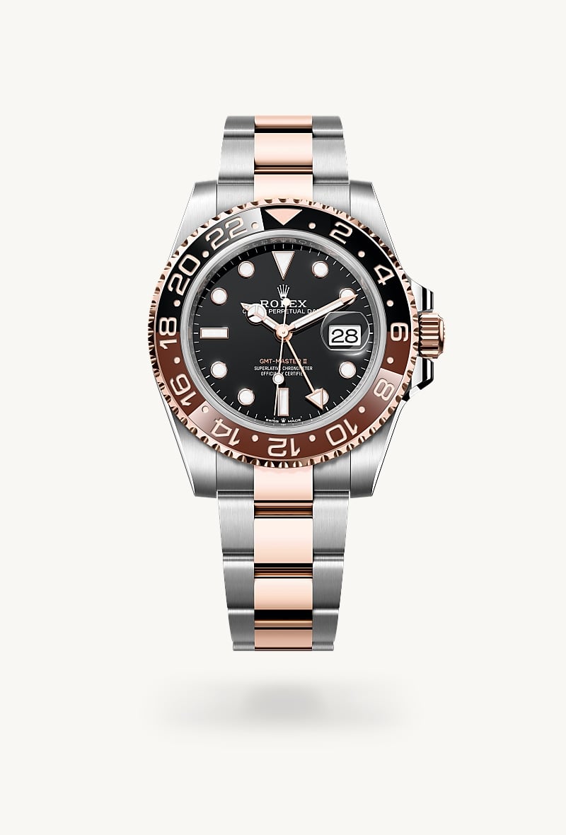 Rolex GMT-Master II Oyster, 40 mm, Edelstahl Oystersteel und Everose-Gold M126711CHNR-0002
