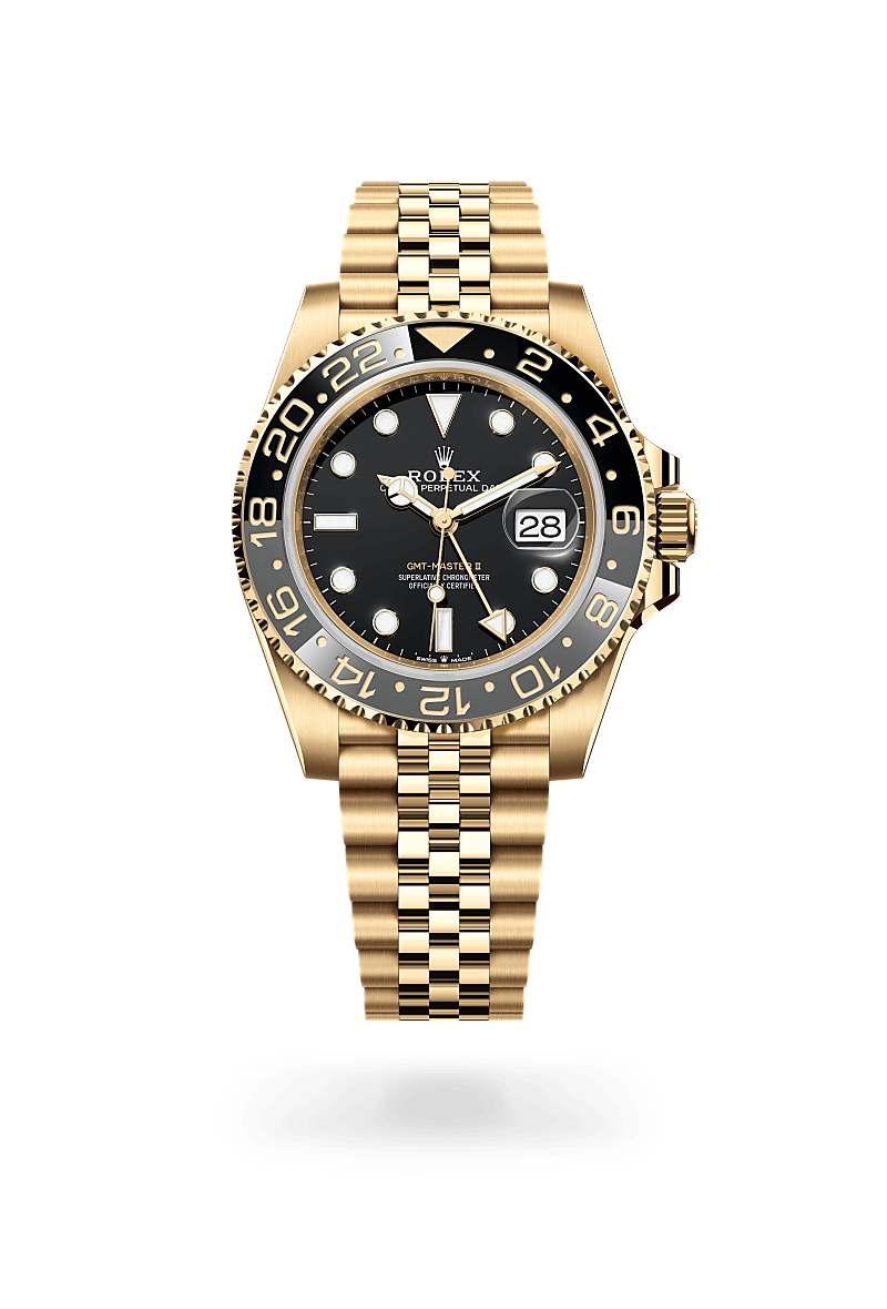 Rolex GMT-Master II Oyster, 40 mm, Gelbgold m126718grnr-0001