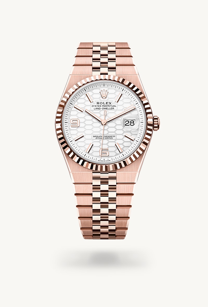 Rolex Land-Dweller 40 Oyster, 40 mm, Everose-Gold M127335-0001