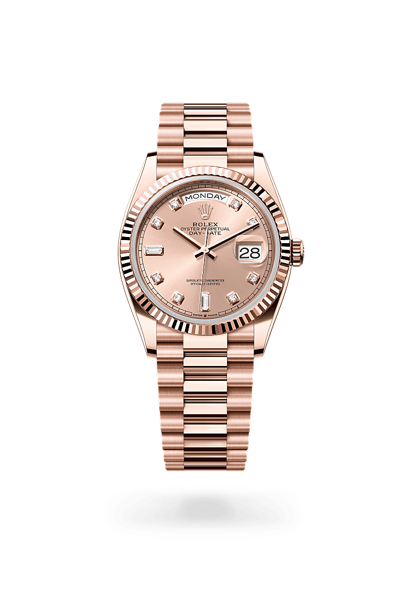 Rolex Day-Date 36 Oyster, 36 mm, Everose-Gold m128235-0009