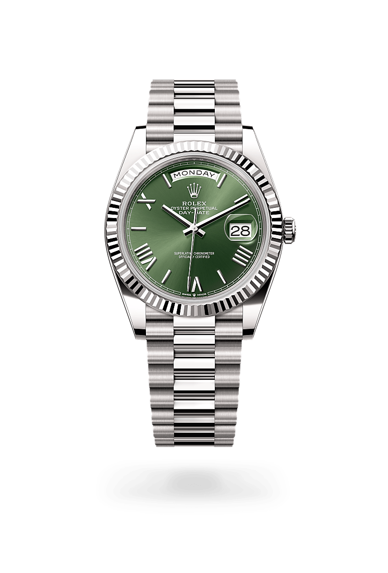 Rolex Day-Date 40 Oyster, 40 mm, Weißgold m228239-0033