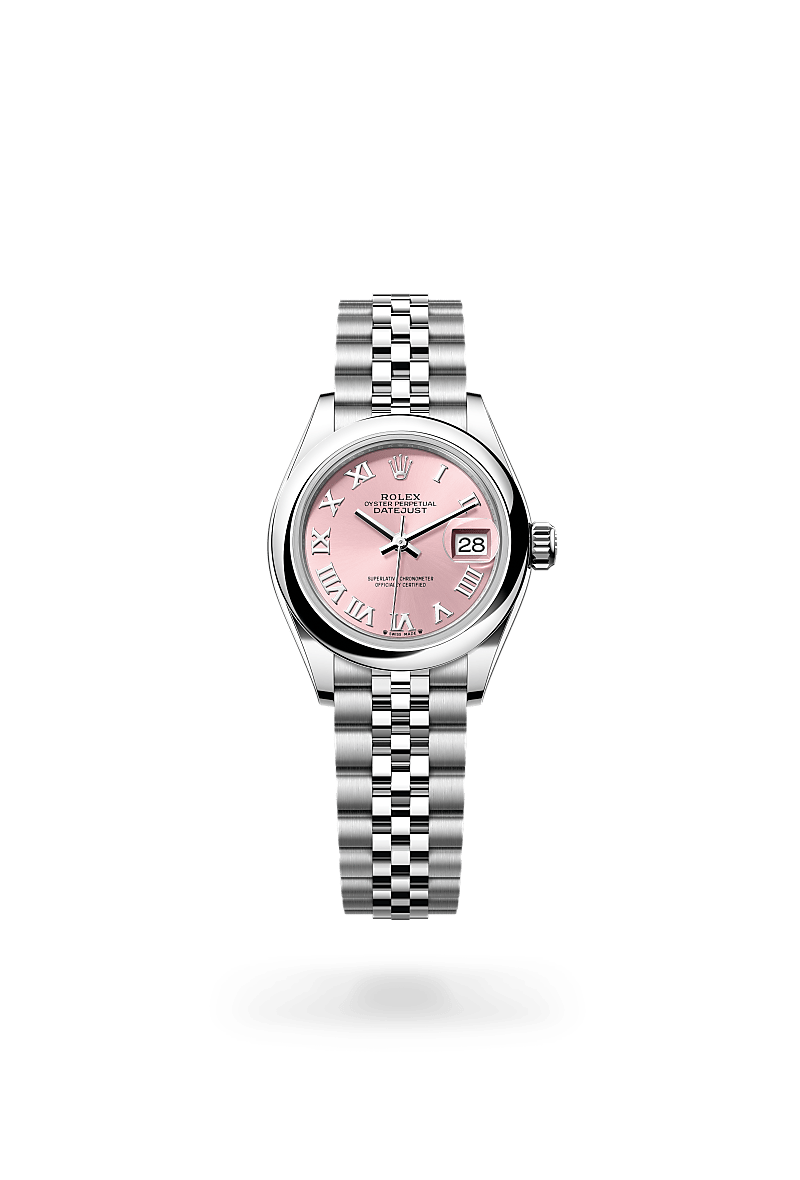 Rolex Lady-Datejust Oyster, 28 mm, Edelstahl Oystersteel m279160-0013