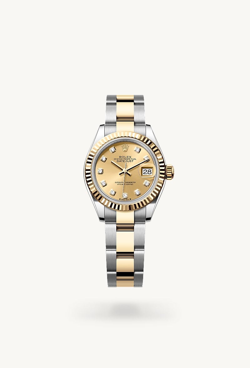 Rolex Lady-Datejust Oyster, 28 mm, Oystersteel and yellow gold M279173-0012