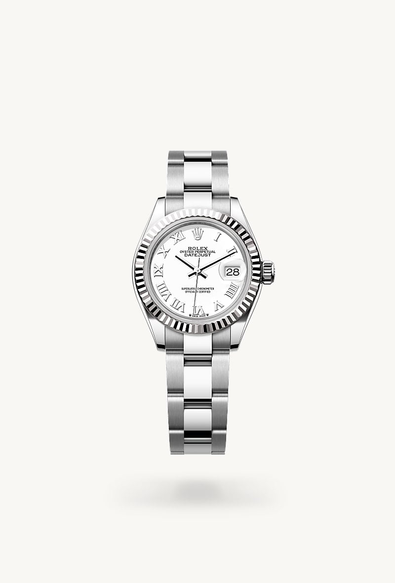 Rolex Lady-Datejust Oyster, 28 mm, Oystersteel and white gold M279174-0020