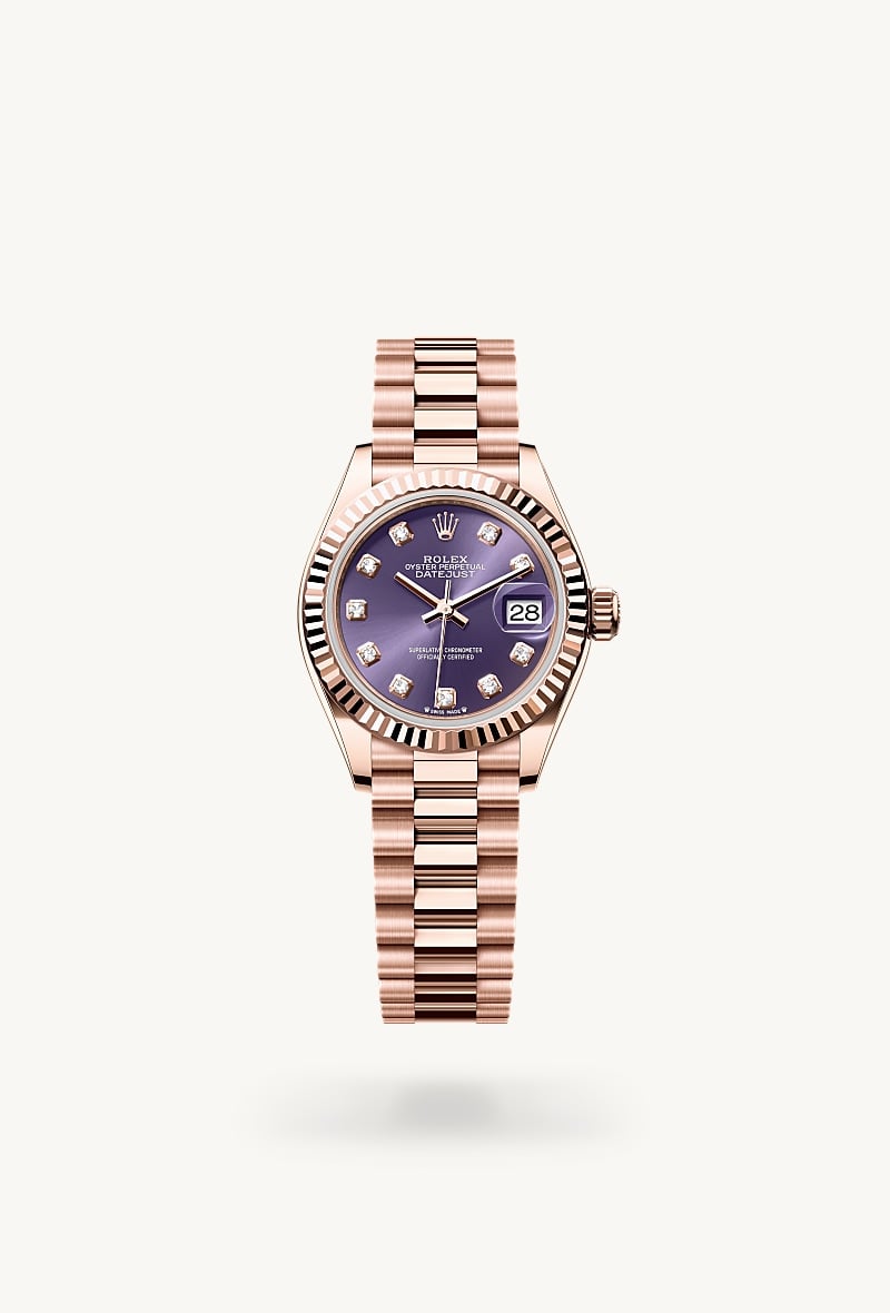 Rolex Lady-Datejust Oyster, 28 mm, Everose-Gold M279175-0019